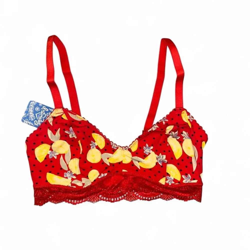 Free People Mari Printed Bralette NWT